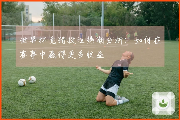 世界杯竞猜投注热潮分析：如何在赛事中赢得更多收益
